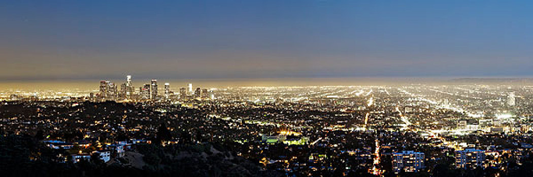 向外看,上方,洛杉矶