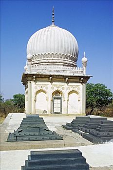 印度,安得拉邦,海得拉巴,墓地