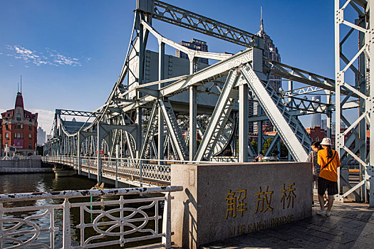 天津,海河,解放桥