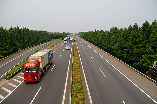 中国高速,高速路,道路素材