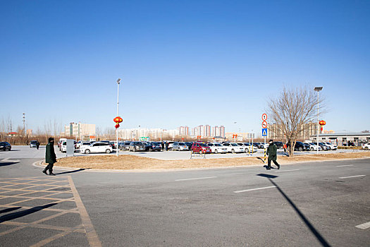 雄安新区市民服务中心停车场