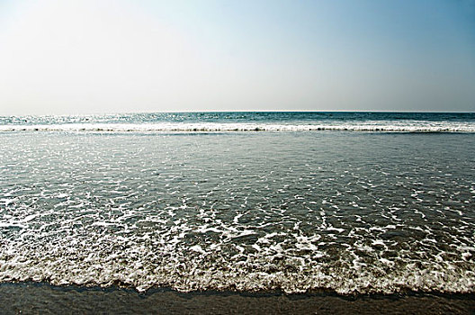 海浪,海滩,果阿,印度