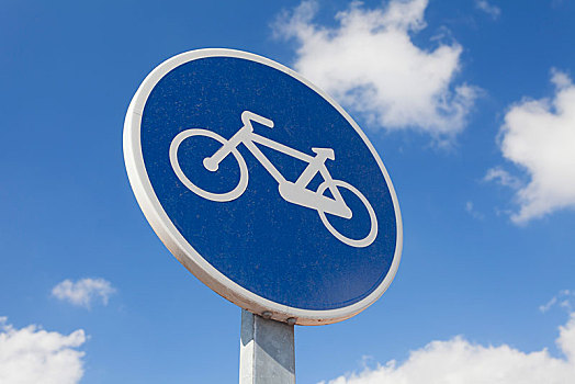 标识,自行车,小路,富埃特文图拉岛,加纳利群岛,西班牙,欧洲