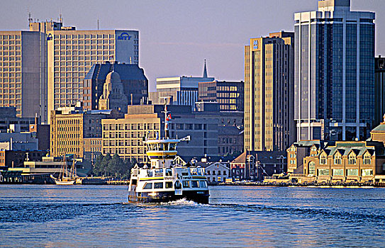 渡船,港口,码头,哈利法克斯,新斯科舍省,加拿大