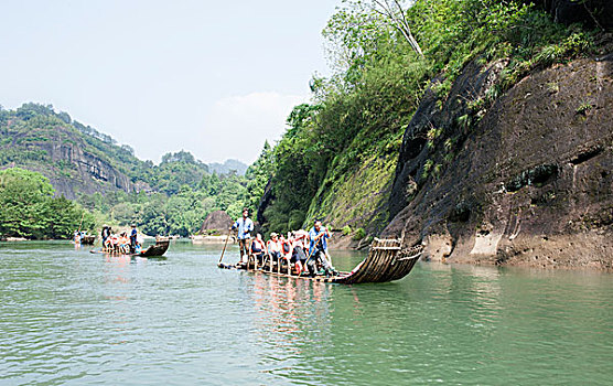 福建南平武夷山九曲溪漂流