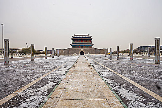 北京永定门城楼