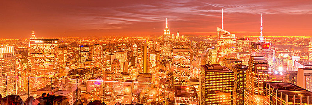 纽约,十二月,风景,下曼哈顿,美国,一个,最好,夜晚