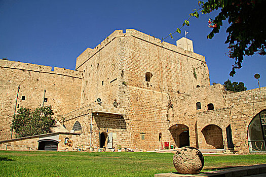 建筑,城堡,十字军城堡,以色列