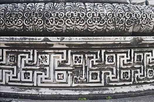 阿波罗神庙,装饰,装饰线条,柱子,狄迪玛,土耳其