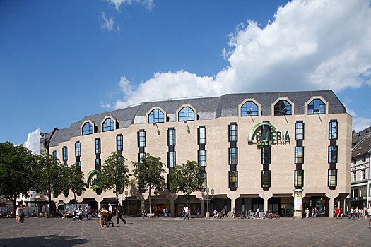 百货公司,大教堂广场,北莱茵威斯特伐利亚,德国,欧洲