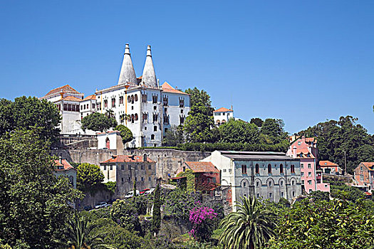城镇,宫殿,辛特拉,葡萄牙
