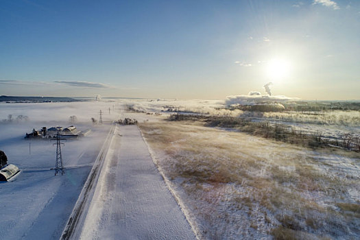 冬天,北海道,日本