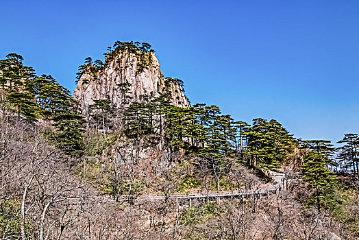 安徽省黄山市黄山风景区东海大峡谷自然景观