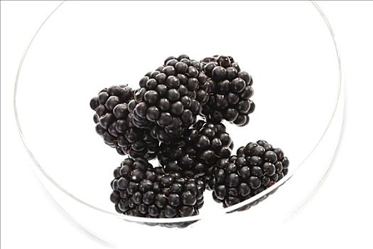 黑莓,玻璃碗