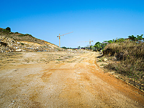 开发中的建设用地