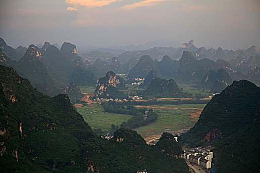 桂林阳朔全景