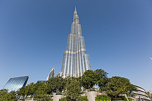 哈利法,摩天大楼,市区,迪拜,阿联酋,亚洲