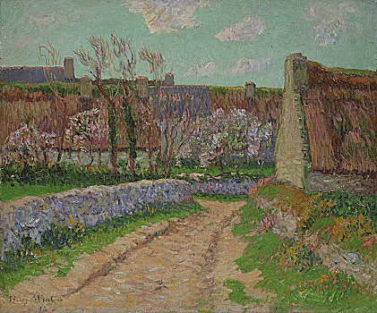 乡村,1898年,艺术家