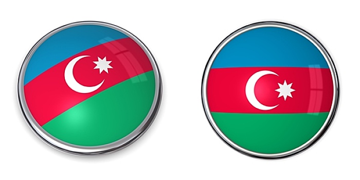 旗帜,扣,阿塞拜疆