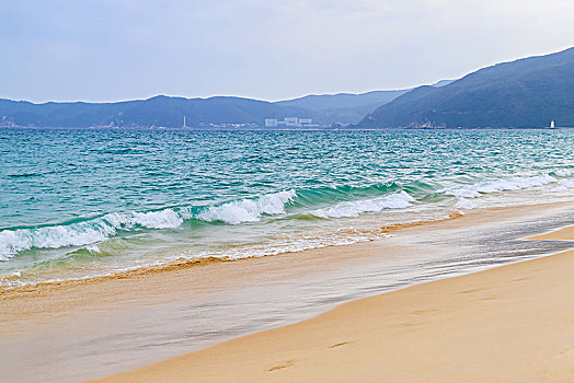 海南省三亚市亚龙湾的海滩