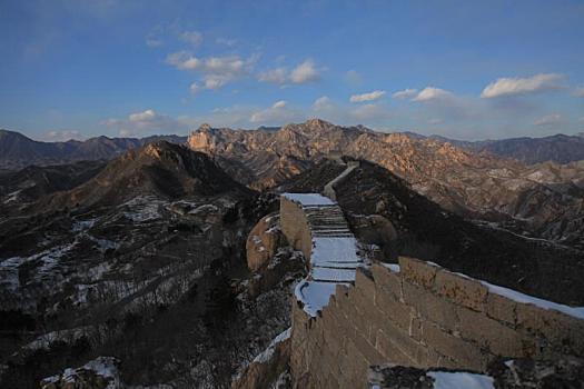 长城雪景