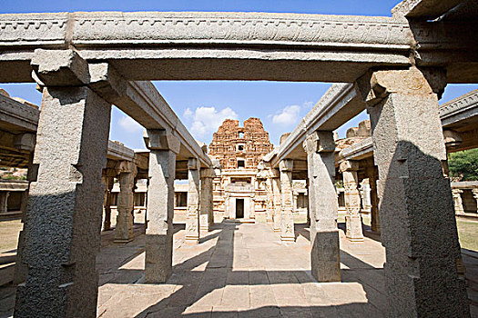 入口,庙宇,印度