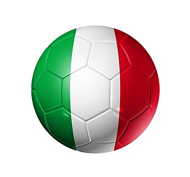 足球,球,意大利,旗帜