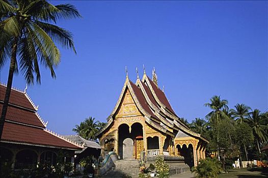 寺院,万象,老挝