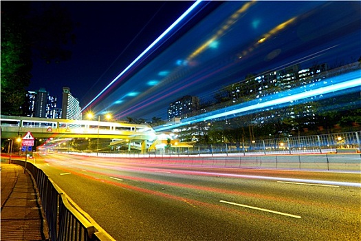 夜晚,红绿灯,小路,城市