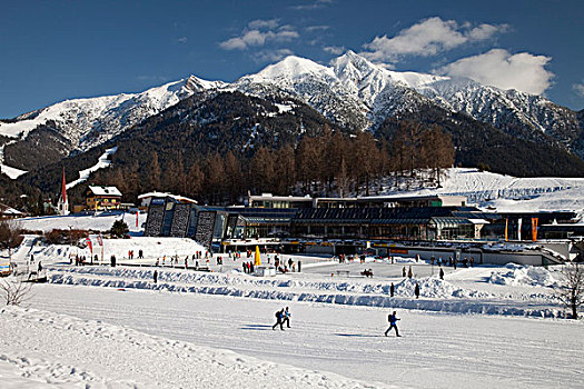 会议中心,滑雪,锡菲尔,提洛尔,奥地利,欧洲