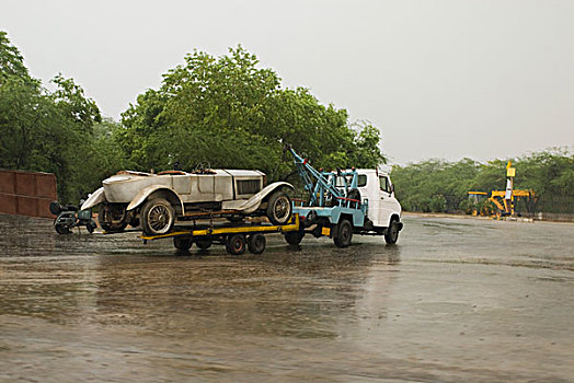 卡车,老爷车,德里,印度