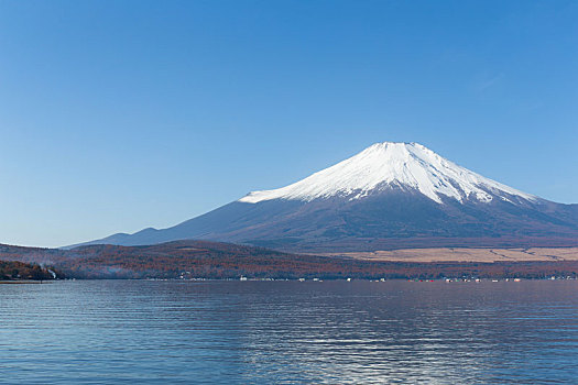 富士山,湖