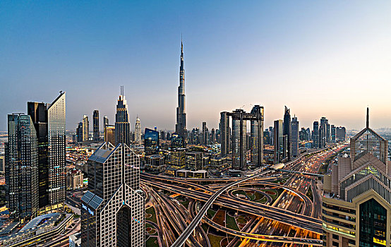 迪拜城市景观
