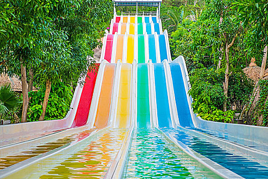 彩色,水中,公园