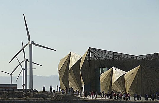 达坂城风力发电站,新疆巴音郭楞蒙古自治州