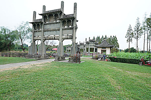 牌坊,牌坊群,古建筑,皖南,歙县,徽派建筑