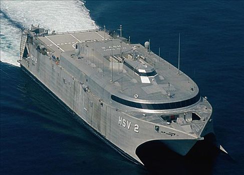 高速,船,两个,美国海军
