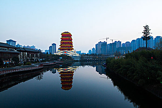 大风阁夜景