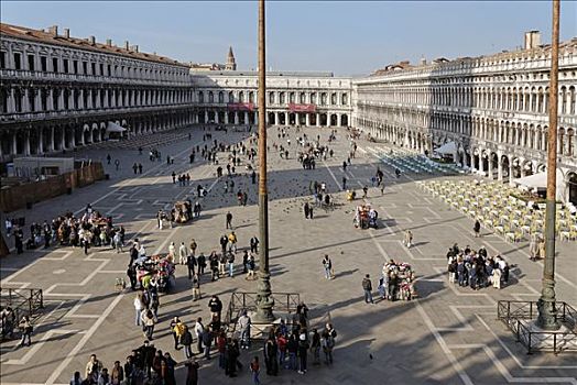 大教堂,圣马可广场,考古博物馆,威尼斯,意大利,欧洲