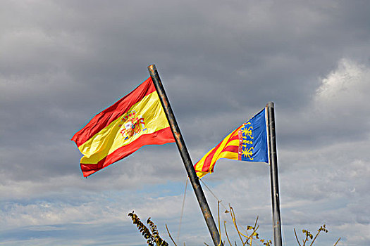 西班牙,瓦伦西亚,旗帜