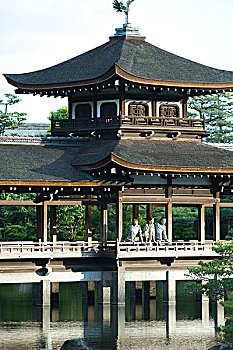 传统,日本,塔