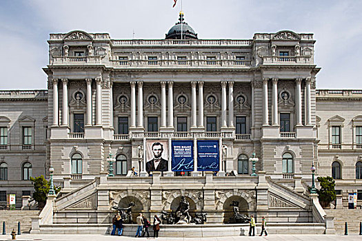杰斐逊,建筑,国会图书馆,华盛顿特区,美国,建筑师