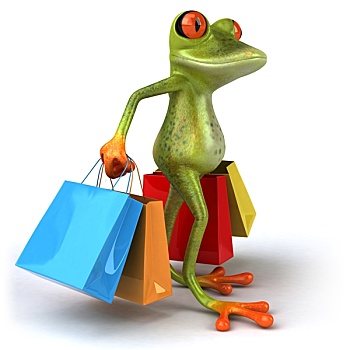 青蛙,购物