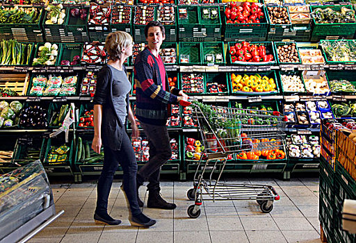 水果,蔬菜,局部,伴侣,买,食物,超市,德国,欧洲