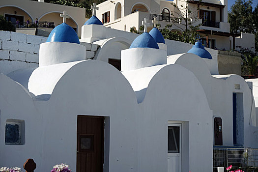 传统,教堂,小,希腊,乡村,锡拉岛