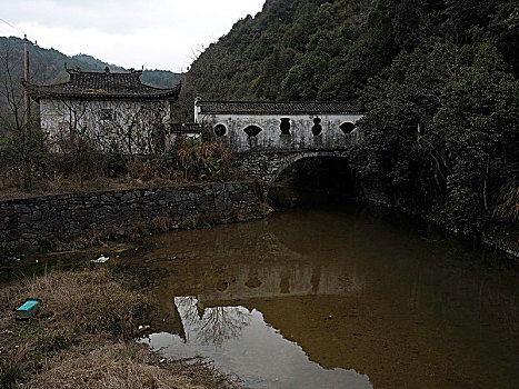 祁门县桃源村廊桥