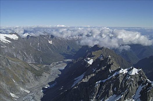 福克斯冰川,直升飞机,新西兰
