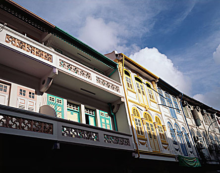 新加坡,唐人街,传统,店,房子,大幅,尺寸