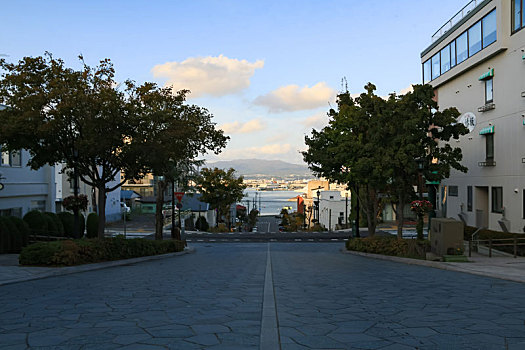 日本北海道函馆,八幡坂