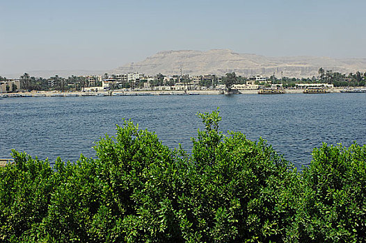 埃及尼罗河卢克索渡口